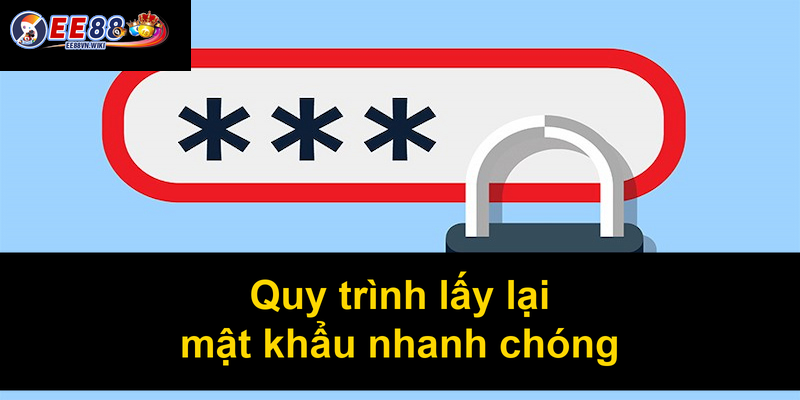 Quy trình lấy lại mật khẩu nhanh chóng