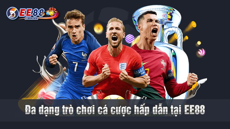Đa dạng trò chơi cá cược hấp dẫn tại ee88